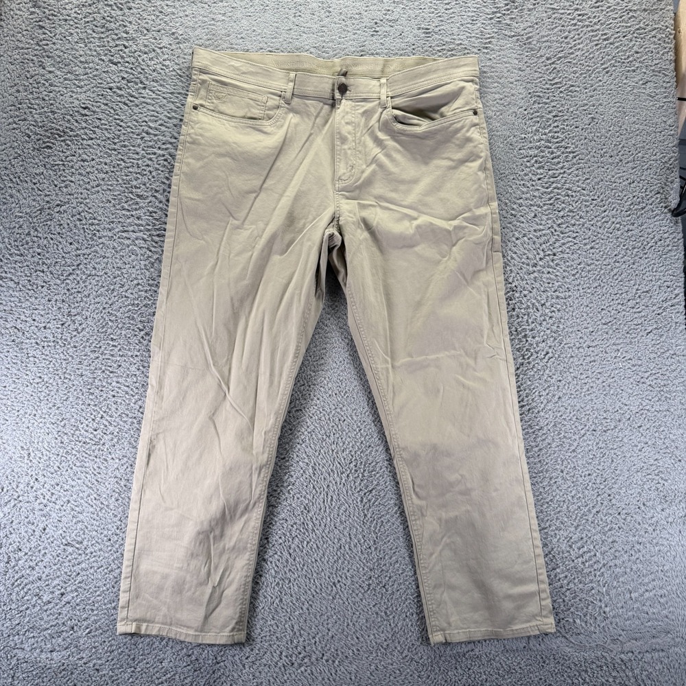 English Laundry Pant Mens 40x29 Beige Cotton Chino Straight Leg Business Stretch